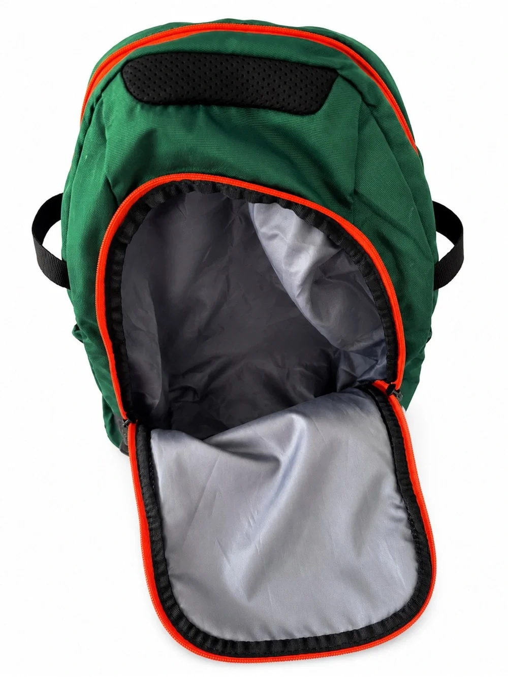 Adidas Miami Hurricanes Backpack Green Orange Laptop Bookbag